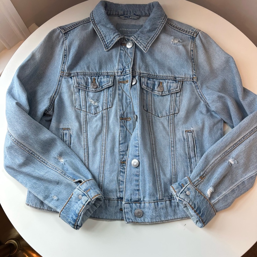 Aeropostale Light Blue Denim Jacket